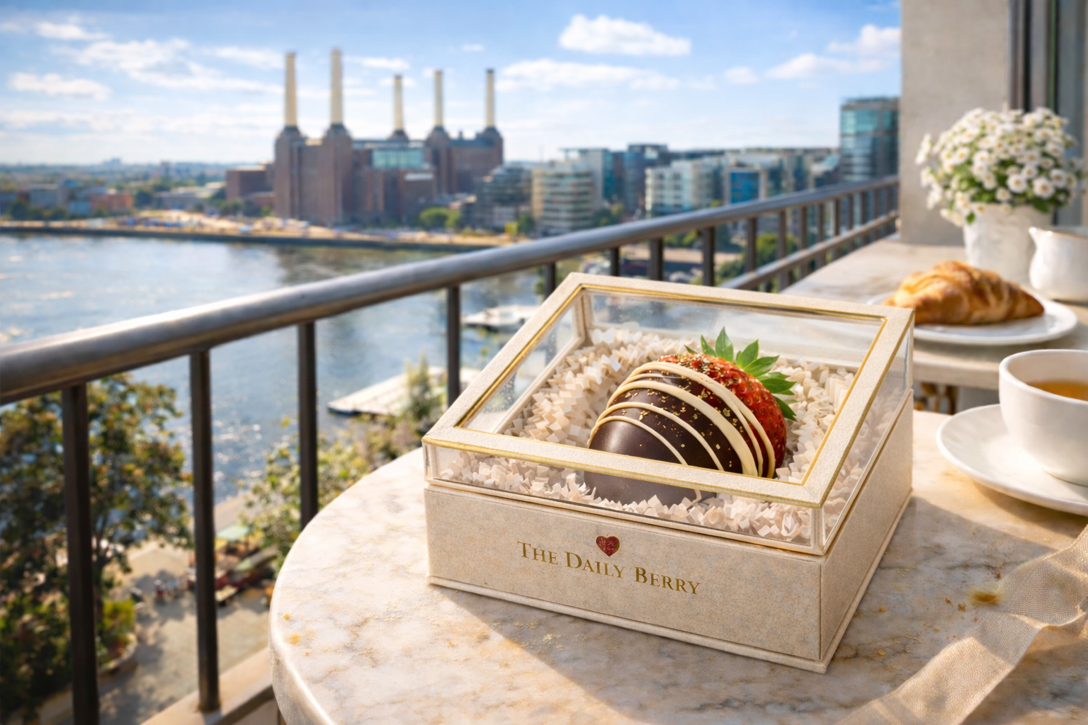 Daily Berry keepsake service box for morning client hospitality